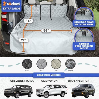 4Knines SUV Cargo Liner for Dogs, Fold Down Seats - Image 2