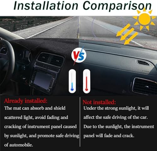 Dashboard Mat Cover for Toyota Camry 2012 2013 2014 2015 2016 2017 Nonslip - Image 2