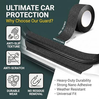1 PC Car Door Sill Protector, 5 M Self-adhesive PEVA Anti-slip Entry Guard - Image 7
