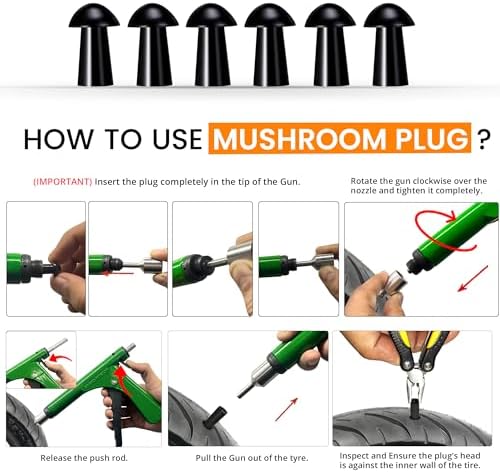 GRAND PITSTOP Tubeless Tire Gun Puncture Repair Kit - Image 2