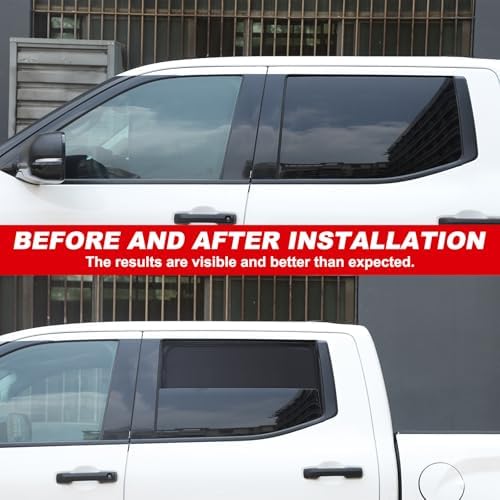 Window Shade Compatible with Toyot@ Tundra 2022-2025, Breathable Mesh Side - Image 2