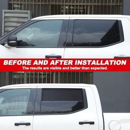 Window Shade Compatible with Toyot@ Tundra 2022-2025, Breathable Mesh Side - Image 2