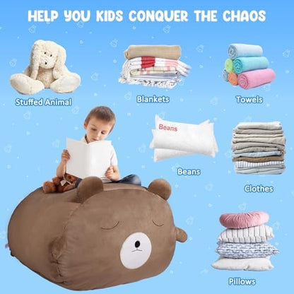 Children's Bean Bag Cover for Soft Toys 24 x 24 x 19.7 in - Image 6