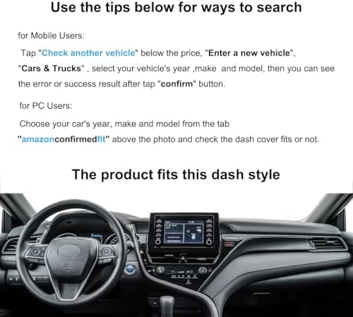 Yiz Dash Cover Mat Pad Fit for Toyota Camry 2018-2024 Z12 - Image 3