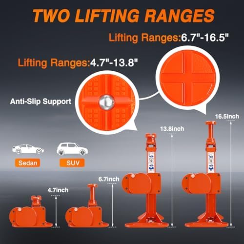 Nilight Electric Car Jack 3 Ton 12V Scissor Lift Jacks - Image 2