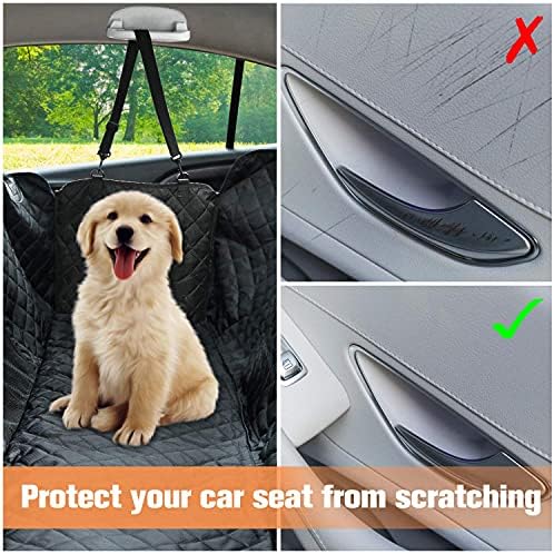 PETICON Dog Car Seat Cover for Back Seat, Waterproof Dog Hammock for Pets - Image 4