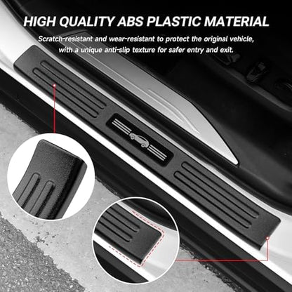 4PCS Door Sill Protector Compatible - Image 4