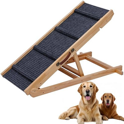 Foldable Wooden Dog Ramp Wooden Dog Ramp by QUCHRYO