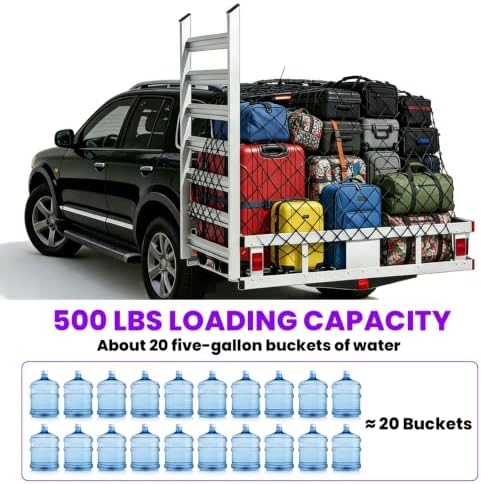 500LBS Trailer Hitch Cargo Carrier - Image 3