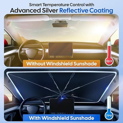 EcoNour Windshields Sun Shade for MPV, Car Front Windshields & Window Tint - Image 6