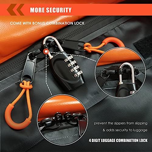 Hitch Mount Cargo Carrier Bag 100% Waterproof 19.7 Cubic Feet Luggage Rack - Image 5
