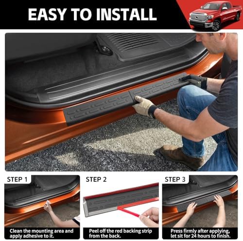 Door Sill Guards Kit Fit for 2019-2026 Dodge RAM 1500 Accessories Entry Guard - Image 5