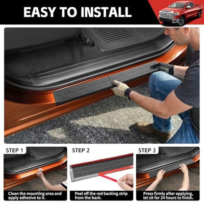 Door Sill Guards Kit Fit for 2019-2026 Dodge RAM 1500 Accessories Entry Guard - Image 5