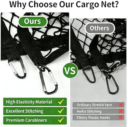 Cargo Net for Pickup Truck Bed, Double Layer, Highly Elastic - Image 4