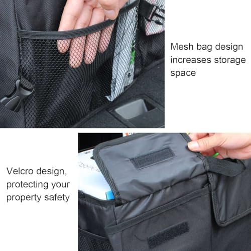 Mandark Car Trunk Organizer, Collapsible Multi Compartment Vehicle Storage Box - Image 4