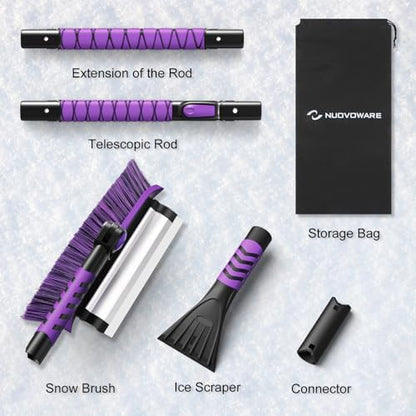Nuovoware 60" Ice Scraper and Extendable Snow Brush - Image 7