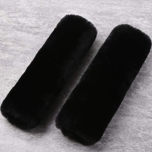 OGLAND 2 Pack Sheepskin Car Seat Belt Cover Pads | Wool Seatbelt Cushions by OGLAND