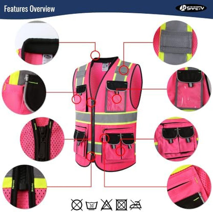 JKSafety Reflective Safety Vest - Image 4