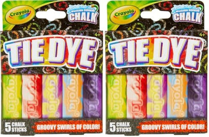 Crayola Tie Dye Chalk 5ct by Crayola