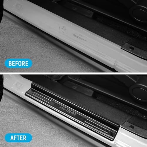 ZZEQYG 2 Pcs Stainless Steel Door Sill Protector Compatible - Image 2