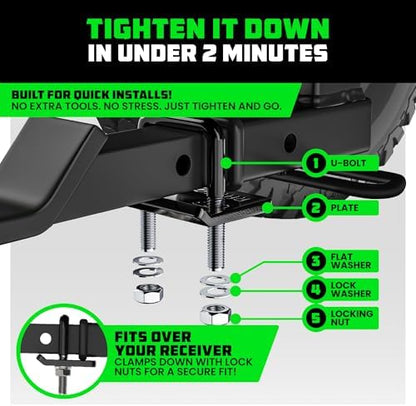 Rhino USA Hitch Tightener Anti-Rattle Clamp - Image 3
