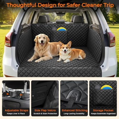URPOWER SUV Cargo Liner for Dogs Pet Cargo Cover, Bumper & Side Flap - Image 5