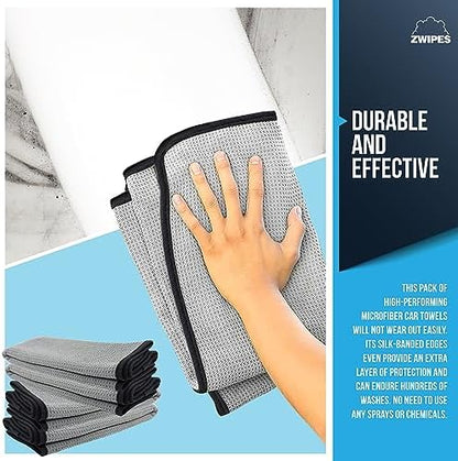 Zwipes Auto 879-12 Professional Microfiber Waffle Drying Towel, 25 in. x 35 in - Image 2