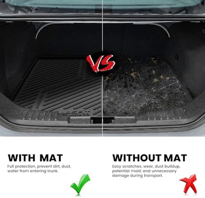 LASFIT Cargo Mat for Ford Focus 2012-2018 Fit Sedan, Not Fit Hatchback - Image 4