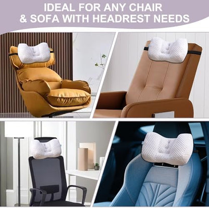 Adjustable Neck Pillow for Recliner, Headrest Pillow for Chair & Couch Support - Image 7