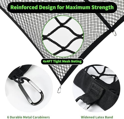 Cargo Net for Pickup Truck Bed, Double Layer, Highly Elastic - Image 3