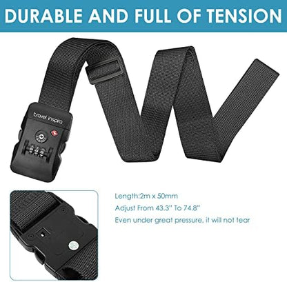 Travel Inspira Luggage Straps for Suitcases - Image 5