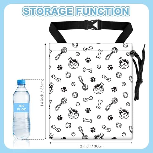 Cute Dog Toy Paw Prints Car Trash Bag - Image 2