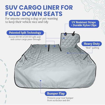 4Knines SUV Cargo Liner for Dogs, Fold Down Seats - Image 3