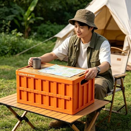 3 Pack 50L Mix Color Random Collapsible Storage Crate - Image 7