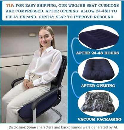 WSGJHB Office Chair Cushion Pillow Adult Seat Cushions - Image 4