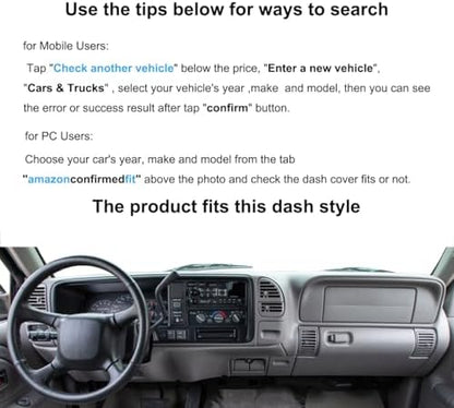 Dash Cover for 1997-99 GMC Yukon/Chevy Tahoe Suburban Y57 - Image 3