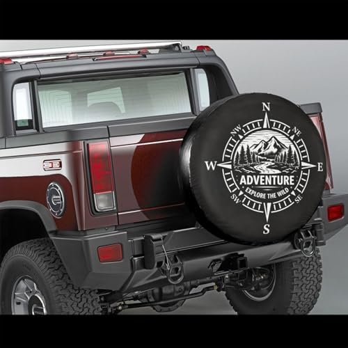 Spare Tire Cover，Compass Camper Spare Tire Cover Waterproof Sun Protection - Image 2