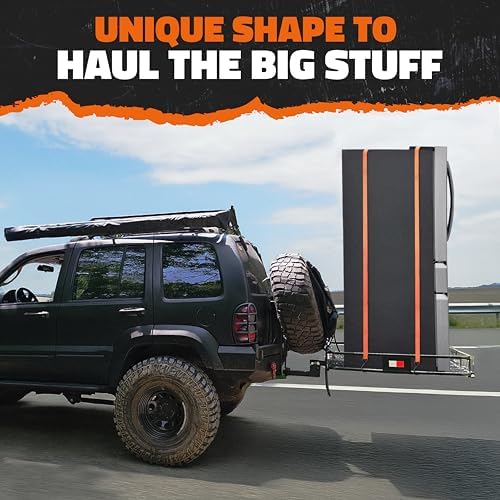 Mockins 40"x40"x6" Heavy-Duty Square Trailer Hitch Cargo Carrier 500 Lb Cap - Image 6