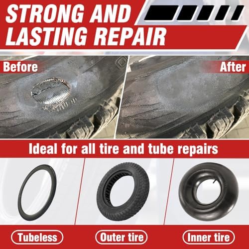Chemical Vulcanizing Cement 8.5 FL.Oz, All Purpose Tire Repair Glue, Fast Dry - Image 3