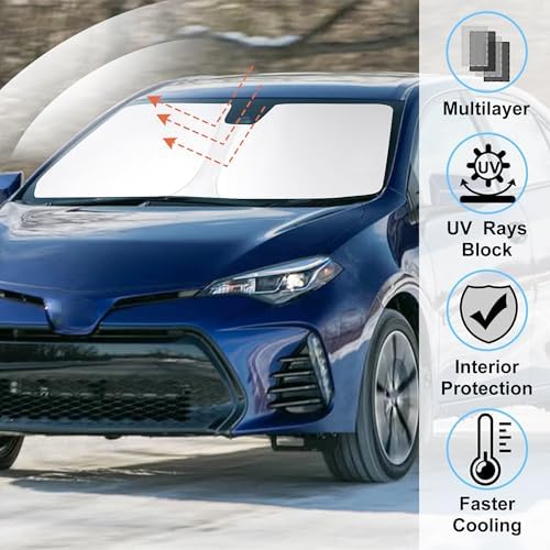 Windshield Sun Shade for 2014-2019 Toyota Corolla Accessories - Image 2