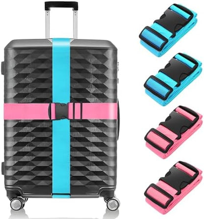 BILIONE Luggage Straps for Suitcases by BILIONE