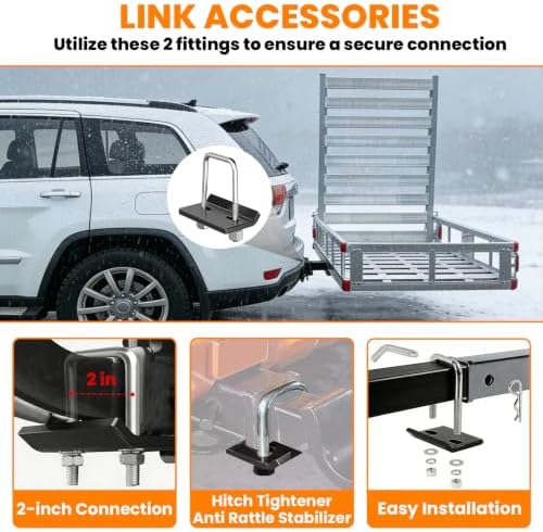 Trailer Hitch Cargo Carrier - Image 4