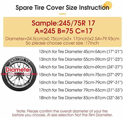 Red Star Flag Spare Tire Cover - Image 6