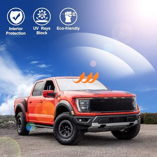 Windshield Sun Shade for 2015-2026 Ford F150 F-150 Accessories - Image 6
