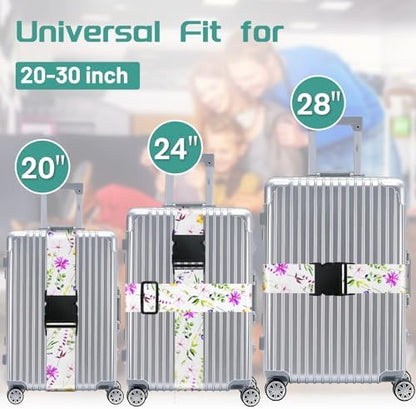 Slohif Luggage Straps for Suitcases Travel Belt Accessories Luggage Connector - Image 3