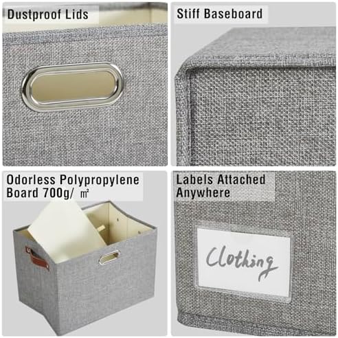17" Large Fabric Storage Box - Image 5
