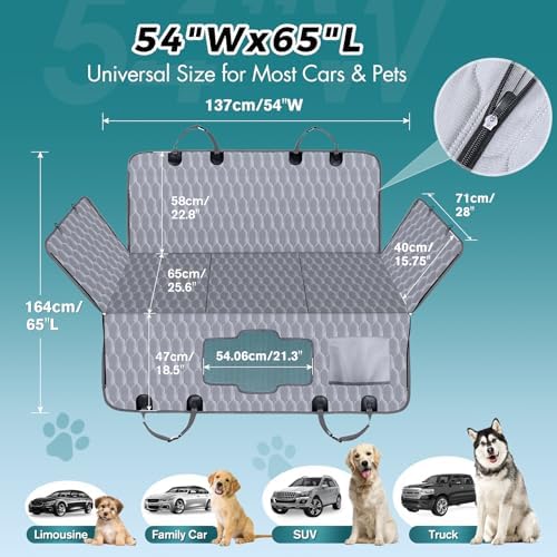 Chumajor L Back Seat Extender for Dogs, Hard Bottom, Waterproof, 400 lb - Image 4