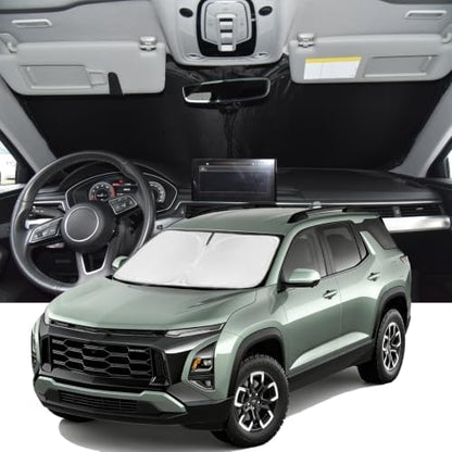 Windshield Sunshade for Chevy Equinox 2025 2026 Sun Shade 4 Layers by ZOIBVCARSUNSHADE