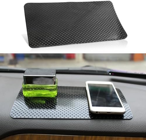 GLSOWEE Car Dashboard Anti-Slip Mat, 10.6"×5.9" Non-Slip Adhesive Pad by GLSOWEE