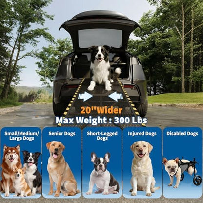 71" × 20" Vehicle Pet Ramp, Steel Dog Ramp - Image 3